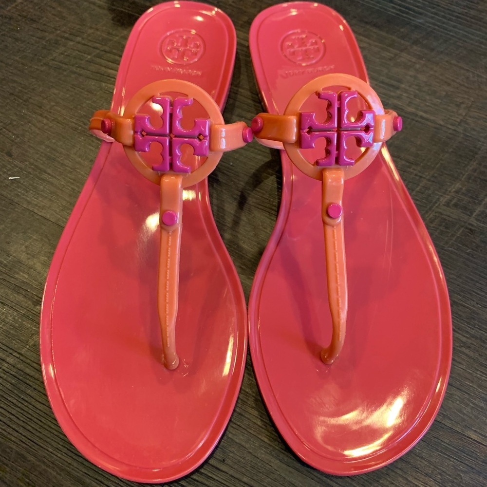 Tory Burch Jelly Thong Slides